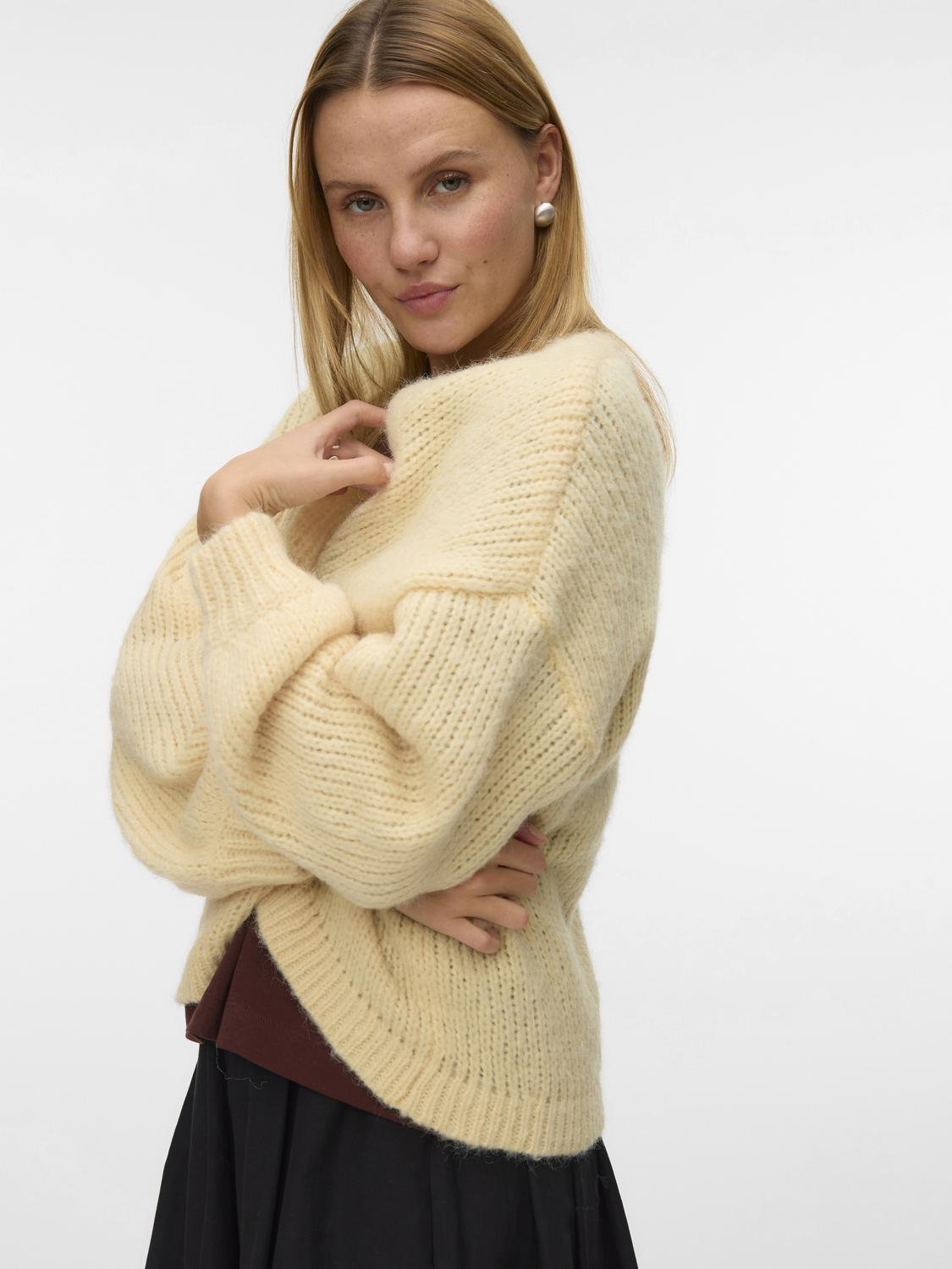 VMMAYBE Knit Cardigan - Flan - VERO MODA & VILA Bergvik